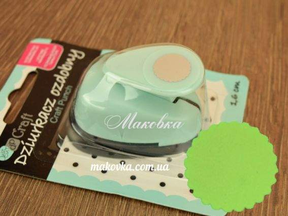 Дырокол (компостер) фигурный Круг с волнистым краем, размер 1,6 см Dalprint JCDZ-105-109 Дырокол (компостер) фигурный Круг с волнистым краем, размер 1,6 см Dalprint JCDZ-105-109