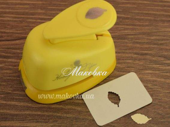 Дырокол (компостер) фигурный Лист, 10 мм 103.013  Hobby and you Дырокол (компостер) фигурный Лист, 10 мм 103.013  Hobby and you