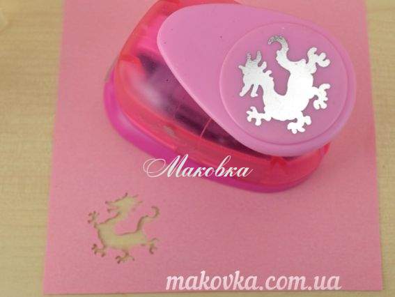 Дырокол (компостер) фигурный Дракон, 25мм, HCP-110.144  Hobby and you Дырокол (компостер) фигурный Дракон, 25мм, HCP-110.144  Hobby and you