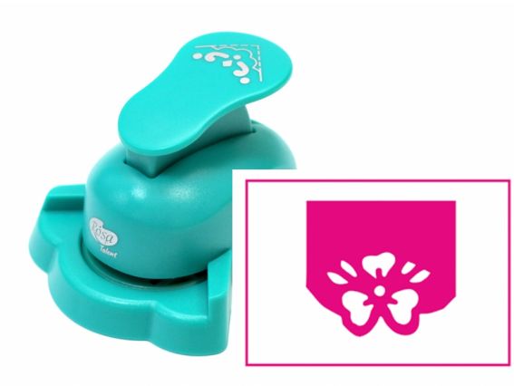 Дырокол (компостер) угловой Узор №2 (цветок), размер 2,5 см, ROSA Talent Дырокол (компостер) угловой Узор №2 (цветок), размер 2,5 см, ROSA Talent