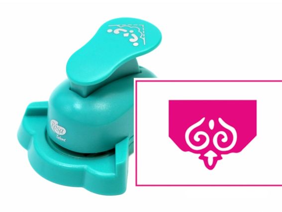 Дырокол (компостер) угловой Узор №3, размер 2,5 см, ROSA Talent Дырокол (компостер) угловой Узор №3, размер 2,5 см, ROSA Talent