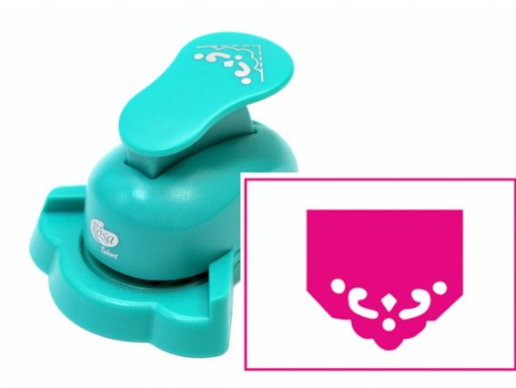 Дырокол (компостер) угловой Узор №4, размер 2,5 см, ROSA Talent Дырокол (компостер) угловой Узор №4, размер 2,5 см, ROSA Talent