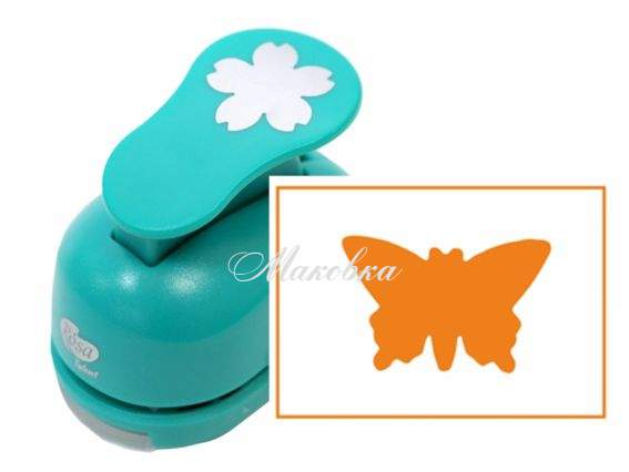 Дирокол (компостер) фігурний Метелик, 2,5 см, 881020 ROSA Talent