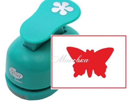 Дырокол (компостер) фигурный Бабочка, размер 1,6 см, ROSA Talent Дырокол (компостер) фигурный Бабочка, размер 1,6 см, ROSA Talent