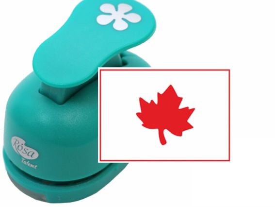 Дырокол (компостер) фигурный Лист клена №1, размер 1,6 см, ROSA Talent Дырокол (компостер) фигурный Лист клена №1, размер 1,6 см, ROSA Talent