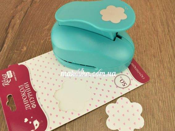 Дырокол (компостер) фигурный Цветок №1, размер 5 см, ROSA Talent