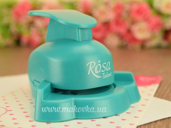 Дирокол (компостер) кутовий Візерунок №10, розмір 2,5 см, ROSA Talent