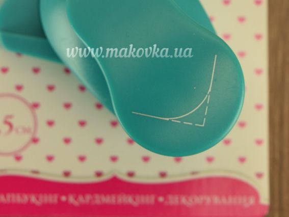 Дирокол (компостер) кутовий Візерунок №10, розмір 2,5 см, ROSA Talent