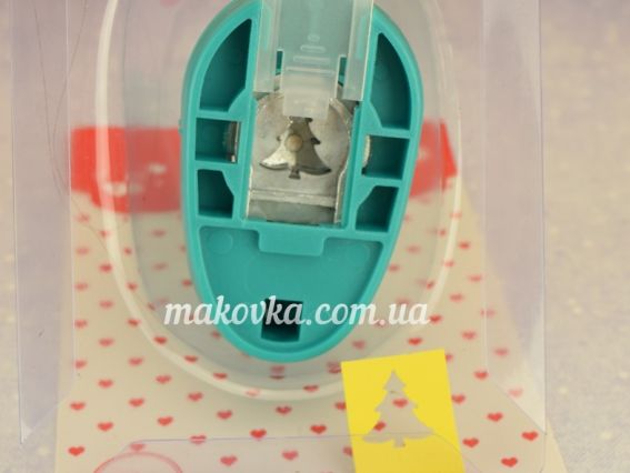 Фігурний дирокол Ялинка, 1,6 см, ROSA TALENT 8805212