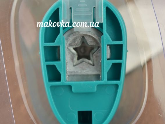 Фігурний дирокол Зірка, 1,6 см, ROSA TALENT 880552