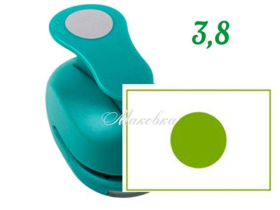 Дирокол (компостер) фігурний Коло, розмір 3,8 см, ROSA Talent