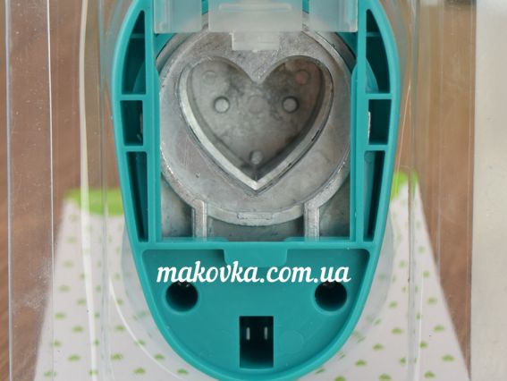 Фігурний дирокол Серце, 3,8 см, ROSA TALENT 881504