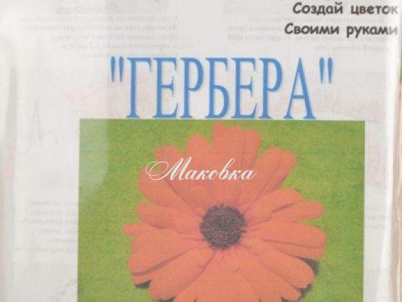 Набір Брошка (шпилька) Гербера, зроби сам