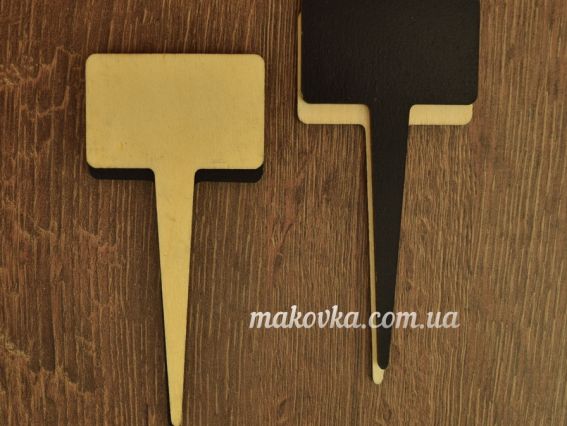 Таблички для писания мелом Топеры прямоугольные, 10шт/уп 40087 Таблички для писания мелом Топеры прямоугольные, 10шт/уп 40087