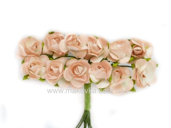 Набор розочек 15 мм, Лиловые, 12 шт Набор розочек 15 мм, Лиловые, 12 шт