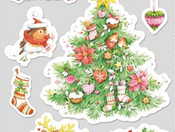 Набор силиконовых штампов Удачи в Новом году! SCB0810054, ScrapBerry's Набор силиконовых штампов Удачи в Новом году! SCB0810054, ScrapBerry's