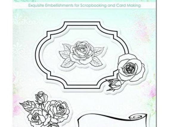 Набор штампов Розы, SCB4901008, ScrapBerry's Набор штампов Розы, SCB4901008, ScrapBerry's