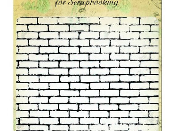 Штамп Кирпичная кладка, SCB4901016, ScrapBerry's Штамп Кирпичная кладка, SCB4901016, ScrapBerry's