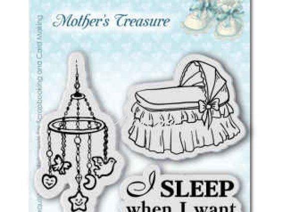 Набор штампов Мамины сокровища - 3 (на английском) SCB4907026 , 7х7 см ScrapBerry's