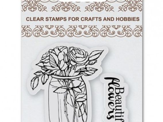 Набор штампов Любимые цветы (на английском) SCB4907080 , 7х7 см ScrapBerry's Набор штампов Любимые цветы (на английском) SCB4907080 , 7х7 см ScrapBerry's