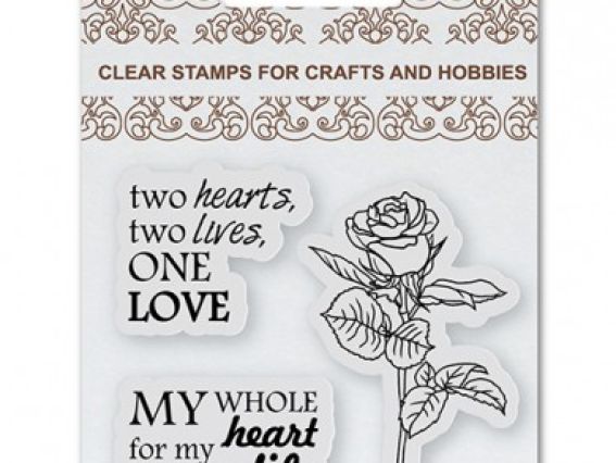 Набор штампов Одна любовь (английский) SCB4907081 , 7х7 см ScrapBerry's Набор штампов Одна любовь (английский) SCB4907081 , 7х7 см ScrapBerry's