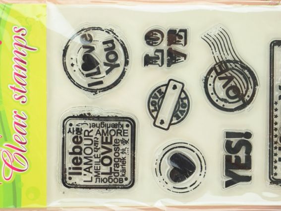 Набор штампов KIDIS 8268 почтовые любовные Набор штампов KIDIS 8268 почтовые любовные