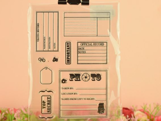 Набор штампов 41565 Біркі, картки силиконовый Набор штампов 41565 Біркі, картки силиконовый