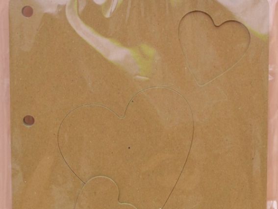 Заготовка для альбома Сердце-2, 20х20 см, 6 стр. Заготовка для альбома Сердце-2, 20х20 см, 6 стр.