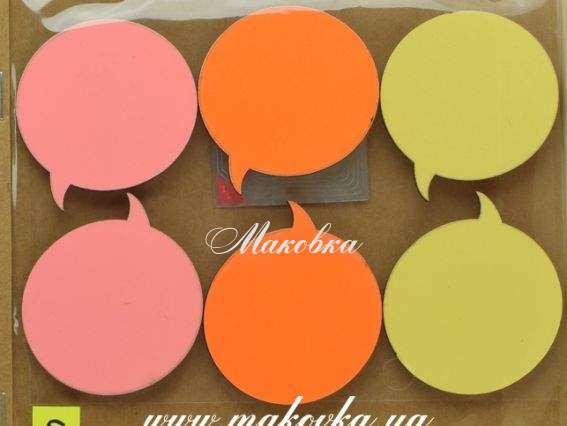 Таблички-выноски для надписей КРУГЛЫЕ цветные на липучке, 6 шт Таблички-выноски для надписей КРУГЛЫЕ цветные на липучке, 6 шт