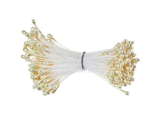 Тычинки двухсторонние Кремовые (шарик) 55х2 мм, Scrap Berrys SCB2302021 Тычинки двухсторонние Кремовые (шарик) 55х2 мм, Scrap Berrys SCB2302021