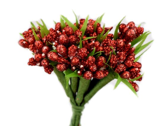 Букетик Разноцвет в глиттере (из разных элементов) Красный Букетик Разноцвет в глиттере (из разных элементов) Красный