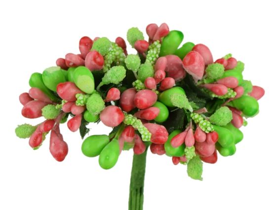 Букетик Разноцвет крупный , двухцветный Красный с зеленым Букетик Разноцвет крупный , двухцветный Красный с зеленым