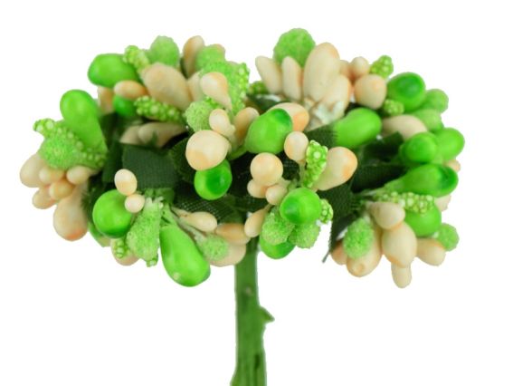 Букетик Разноцвет крупный , двухцветный Персиковый с Зеленым Букетик Разноцвет крупный , двухцветный Персиковый с Зеленым