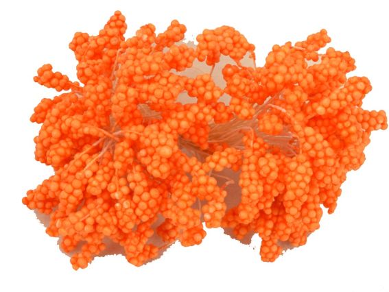 Тычинки декоративные Махровые крупные, цвет ОРАНЖЕВЫЕ, 1 пучок Тычинки декоративные Махровые крупные, цвет ОРАНЖЕВЫЕ, 1 пучок