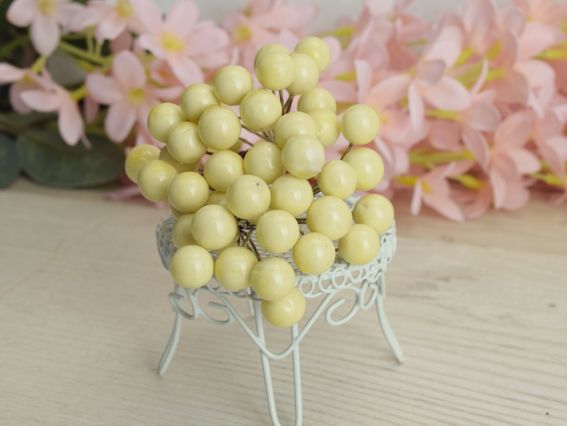 Ягоди Калина ВАНІЛЬНІ 09, 40шт/уп, FL201 10мм