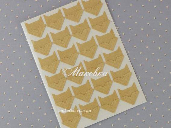 Куточки для фото Крафт, самоклеючі 2*2 см  24шт  Куточки для фото Крафт, самоклеючі 2*2 см  24шт 