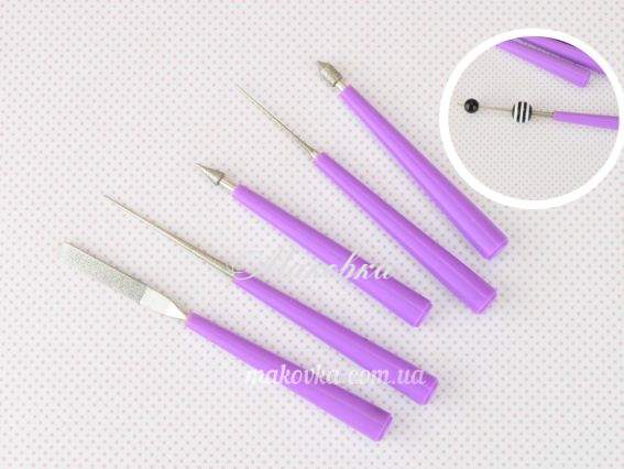 Набір Надфілів 5 штук, напилок ювелірний Набір Надфілів 5 штук, напилок ювелірний