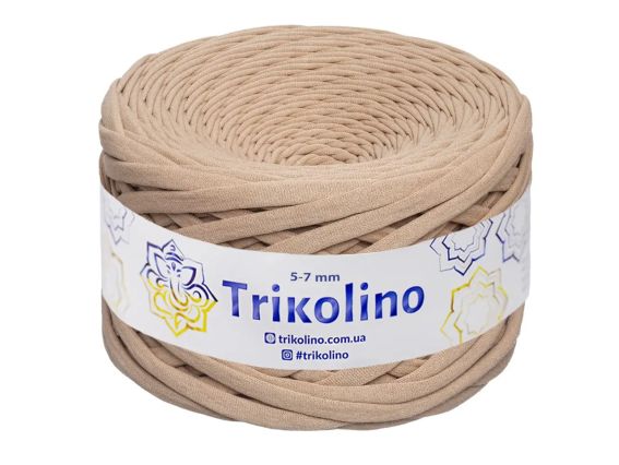 Пряжа Тріколіно трикотажна 5-7 мм 100 м  Trikolino  700239 Лате