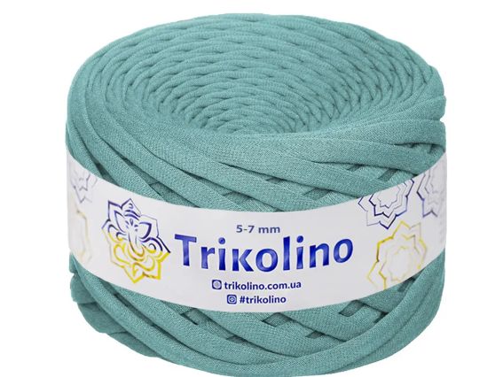 Пряжа Тріколіно трикотажна 5-7 мм 100 м  Trikolino  700321 Полин