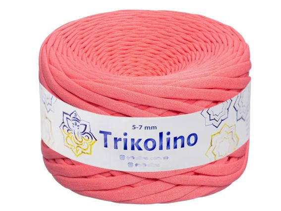 Пряжа Тріколіно трикотажна 5-7 мм 100 м  Trikolino  700383 Сакура