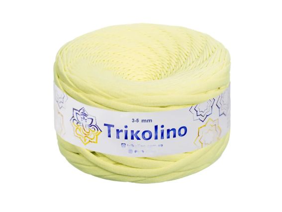 Пряжа Тріколіно трикотажна 5-7 мм 100 м  Trikolino  720275 Банановий шейк