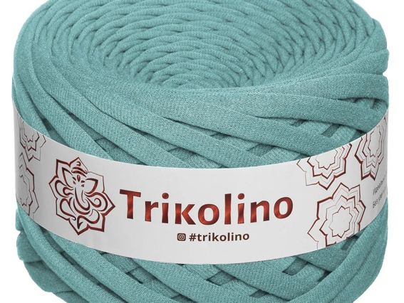 Пряжа Тріколіно трикотажна 7-9 мм 100 м Trikolino 400321 Полин