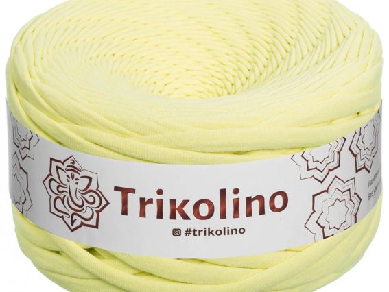 Пряжа Тріколіно трикотажна 7-9 мм 100 м Trikolino 420275 Банановий шейк