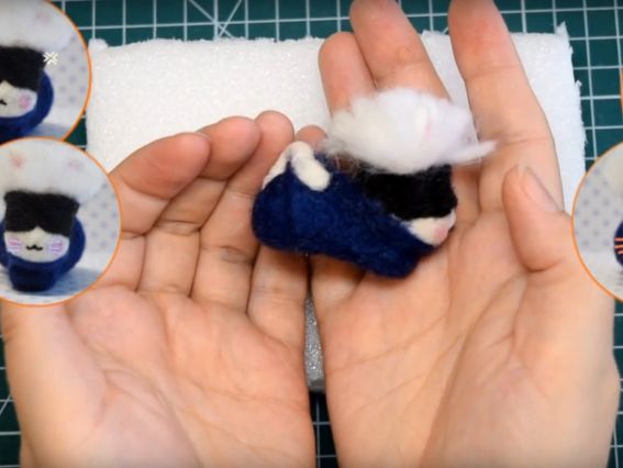 Валяем Годжо в виде кота из аниме Магическая битва своими руками