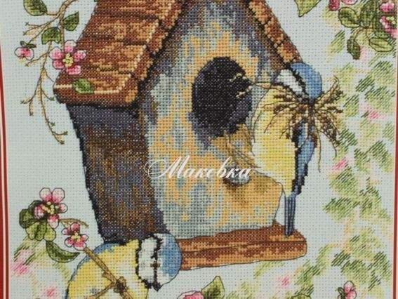 PCE742 Домик для птиц (The Bird House) ANCHOR набор для вышивания PCE742 Домик для птиц (The Bird House) ANCHOR набор для вышивания