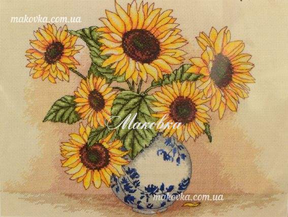 PCE887 Ваза с подсолнухами (Sunflower Vase) ANCHOR набор для вышивания PCE887 Ваза с подсолнухами (Sunflower Vase) ANCHOR набор для вышивания