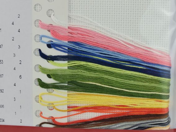 Набір для вишивання нитками PCE0505 Літні блакитні синиці  (Summer Blue TIT) ANCHOR