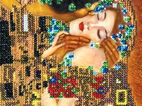 Набір для вишивання бісером AB-073 Поцілунок Абріс Арт