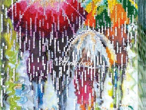 Вышивка бісером Веселые зонтики, АВ-434 Абрис Арт