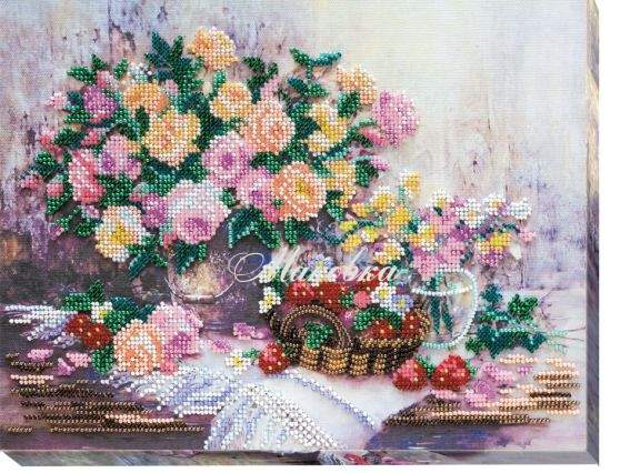 Вышивка бісером Розовая дымка, АВ-491 Абрис Арт